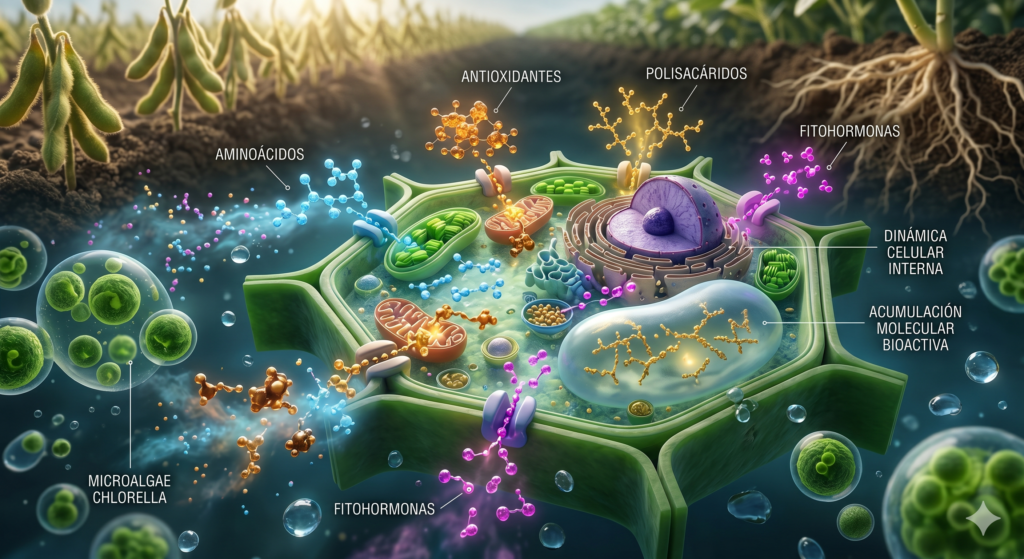 Compuestos bioactivos de microalgas aplicados en fisiología vegetal