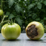 Comparación científica de tomate con pudrición apical y tomate firme, síntesis del artículo sobre calcio y firmeza.