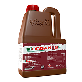Biorgan SF Mejorador de suelo. Compuesto a base de productos orgánicos. Líquido.