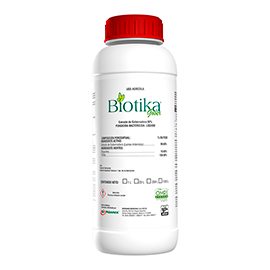 Biotika Gober Fungicida-bactericida cuyo ingrediente activo es el extracto de gobernadora. para Tomate o jitomate en etapa de Desarrollo vegetativo