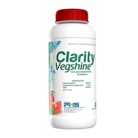 Clarity Vegshine Cera para recubrimiento de frutas y vegetales en postcosecha para Cucurbitáceas en etapa de Postcosecha