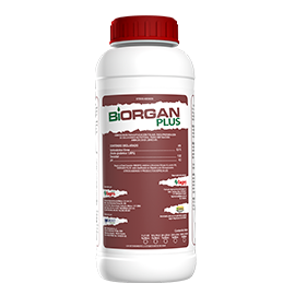 Biorgan Plus Mejorador de suelo. Compuesto a base de productos orgánicos. Líquido.