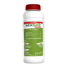 MixSap Plus Bioestimulante y antioxidante natural. Líquido compuesto a base de productos orgánicos.