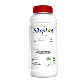 Trikoplant Trichoderma sp. Fungicida Líquido. para Fresa en etapa de Desarrollo vegetativo