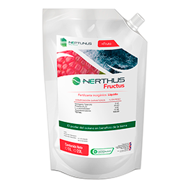 Nerthus Fructus Inorganic fertilizer. Relieves plants from abiotic stress during fruiting, with the power of free amino acids from the sea.